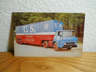 Vintage Gmc Semi Truck Advertising Postcard Boyce Transfer Bellevue Washington
