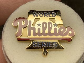 1993 Philadelphia Phillies “balfour” Bell Logo World Series Media Press Pin.
