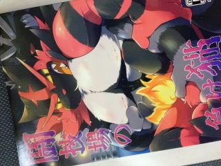 Pokemon Doujinshi Incineroar Uke (a5 50page) Kemono Koshikake Kemono Furry Azuma