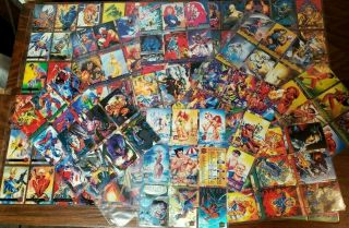 Fleer Ultra X - Men 1995 Complete 150 Card Set And Hunters And Stalkers Complete