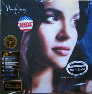 Jazz Norah Jones " Come Away With Me " 200 Gram Vinyl Lp Audiophile 2020 Pressing