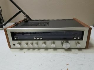 Vintage Kenwood Kr - 5600 Am/fm Stereo Receiver Tuner Amplifier Woodgrain