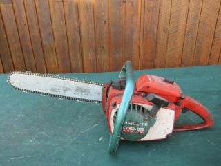 Vintage Homelite Xl - 500 Automatic Chainsaw Chain Saw With 15 " Bar