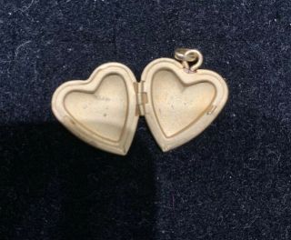 Tiffany & Co.  Vintage 14k Yellow Gold Heart Locket Pendant 585 3