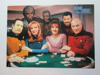 1994 Star Trek: Tng - Season One - " All Good Things " (qvc) Promo Card