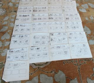 Mr.  Magoo Model Sheets Storyboards Script Set Sketches Drawing 1