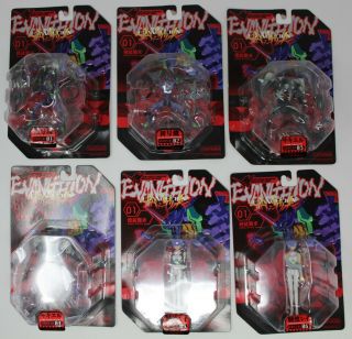 Neon Genesis Evangelion Micro Action Figure Complete (01 - 06) Series 1 Misb