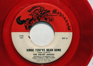 Velvet Angels Doowop Red Wax 45rpm Baby I Wanna Know/since You 