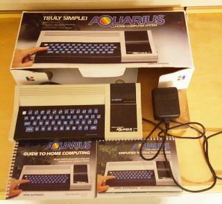 Vintage 1982,  Mattel Aquarius Home Computer System Complete.