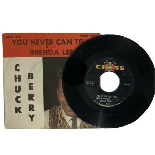 Chuck Berry You Never Can Tell / Brenda Lee Picture Sleeve 45 Rock N Roll Chess