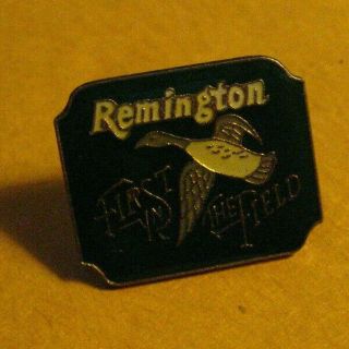 Remington Gun Ammo Duck Hunter Lapel Pin - Vintage Rifle Hunting Ammunition Pin
