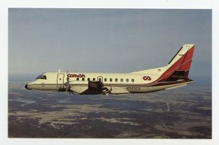 Vintage Comair The Delta Connection N343ca Airline Issued Postcard