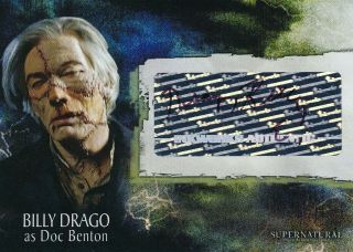 Inkworks Supernatural Connections Autograph Card A - 25 Billy Drago (sig Only)