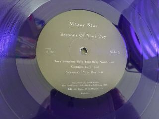 Mazzy Star Seasons Of Your Day Limited 2 Lp Purple Vinyl Gate Fold Eu 2013