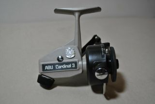 Abu Cardinal 3 Vintage Spinning Reel 811201 Sweden Rare