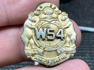 W54 Sallis Lexesto Populi Suprema Smallest Nuclear Warhead Service Award Pin. 2