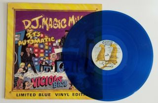 Vicious Base Dj Magic Mike Back To Haunt You 1991 Limited Edition 12 " Blue Vinyl