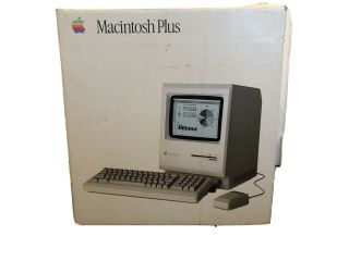 Vintage Apple Macintosh Plus Desktop Computer - M0001a
