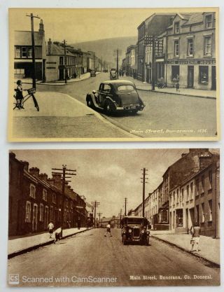 2 X Vintage Buncrana Co Donegal Postcards From 1920 