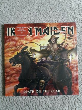 Vinyl 12 " Lp Picture Disc - Iron Maiden - Death On The Road - Condn