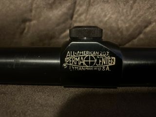 Lyman 20x All American Rifle Scope Perma Center Fine Crosshair Reticle Vintage