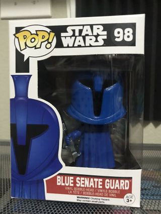 Funko Pop Star Wars 2016 Convention Exclusive 98 Blue Senate Guard B04
