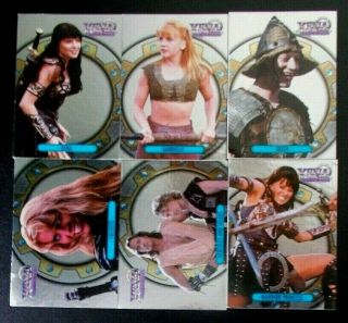 X1 - X6 Foil (6 Cards) Xena Warrior Princess Series I Season 1 One Trading Card