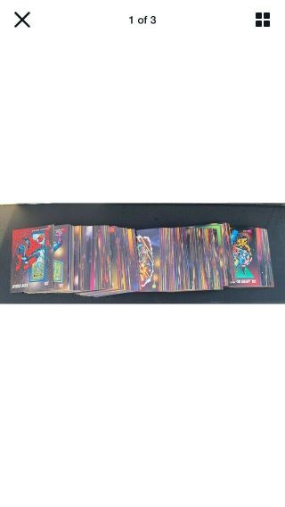 1992 Skybox Marvel Universe Series 3 Trading Cards Complete Base Set,  1 - 200