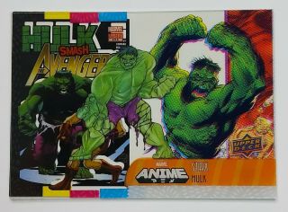 2020 Upper Deck Marvel Anime Complete Stax Insert Hulk 6a 6b 6c