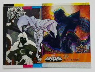 2020 Upper Deck Marvel Anime Complete Stax Insert Moon Knight 10a 10b 10c