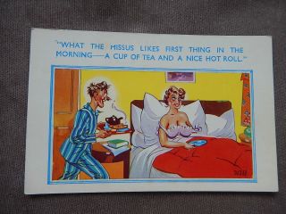 Vintage Risque,  Seaside Humour,  Breakfast In Bed,  In,  1950s