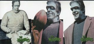 The Munsters Deluxe 1996 Dart Die - Cut Insert Card Set Dc1 To Dc3