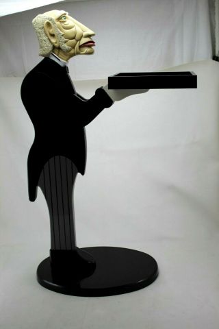 Vintage Bombay Company James The Butler Figural Serving Stand Table Sculpture