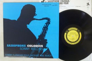 Sonny Rollins Saxophone Colossus Prestige Vij - 202 Japan Mono Vinyl Lp
