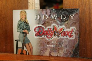 Vintage Postcard Dollywood Howdy Dolly Parton
