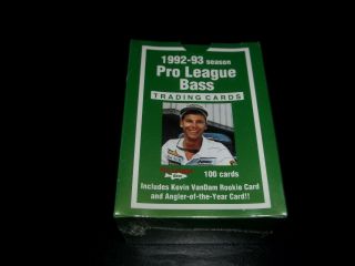1992 - 93 Pro League Bass Card Set Kevin Van Dam Rc & Jimmy Houston