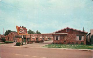 Oklahoma City - Tower Motel - Roadside Route 66 - Vintage Postcard View