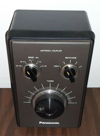 Rare Vintage Panasonic Antenna Coupler Rd - 9820 Rf - 2200,  Sw Short Wave,  Ham Radio