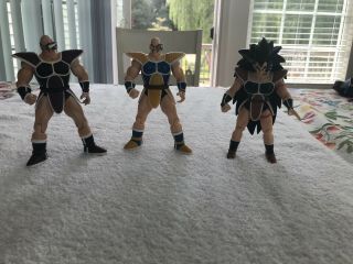 Dragon Ball Z 2000 - Nappa (brown/black And Blue/yellow) And Raditz Action Figures