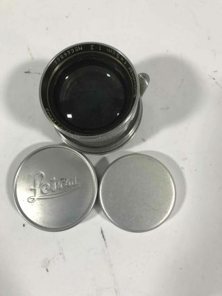 Vintage Leitz Leica Summitar F=5cm 1:2 Lens