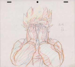 Dragon Ball Dragonball Z Anime Genga Drawing Set For Cel Goku Toei Animation