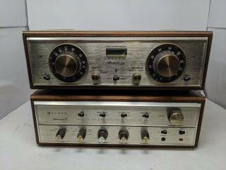 Vintage Hh Scott Stereomaster 260 Amplifier & 333 - B Tuner Combo Cond