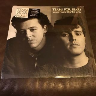 Tears For Fears ‎songs From The Big Chair Lp 1985