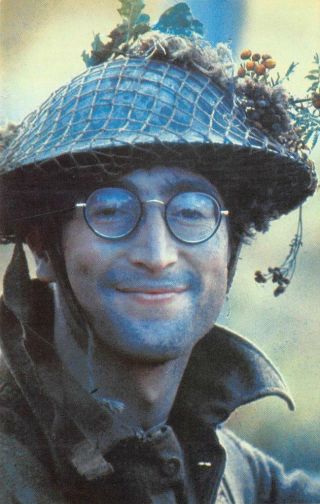 John Lennon 1967 Movie " How I Won The War " The Beatles 1981 Vintage Postcard