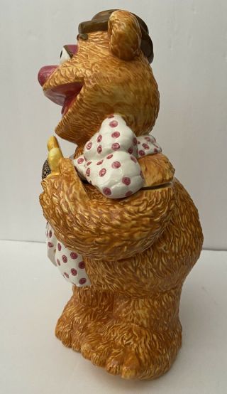 Fozzie Bear Cookie Jar Treasure Craft Muppets Jim Henson Vintage 2