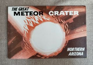 Vintage The Great Meteor Crater Arizona Postcard