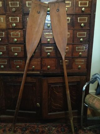 Rare Vintage Canoe,  Kayak,  Oars,  Paddles