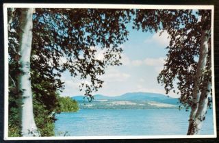 Rangeley Lake And Saddle - Back Mountain Rangely,  Maine Vintage Postcard P274