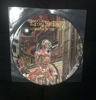 Iron Maiden - Somewhere In Time Lp Picture Disc,  Heavy Metal,  Nwobhm
