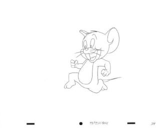 Warner Bros Animation Art Cel Production Drawing Tom & Jerry Mouse W3